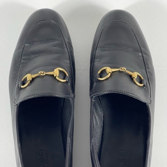GUCCI Women's Brixton Horsebit Convertible Loafer Black Learner Size-37.5 $920 - Picture 8 of 16